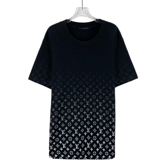 Louis Vuitton Black cotton crewneck T-shirt - Picture 1 of 9